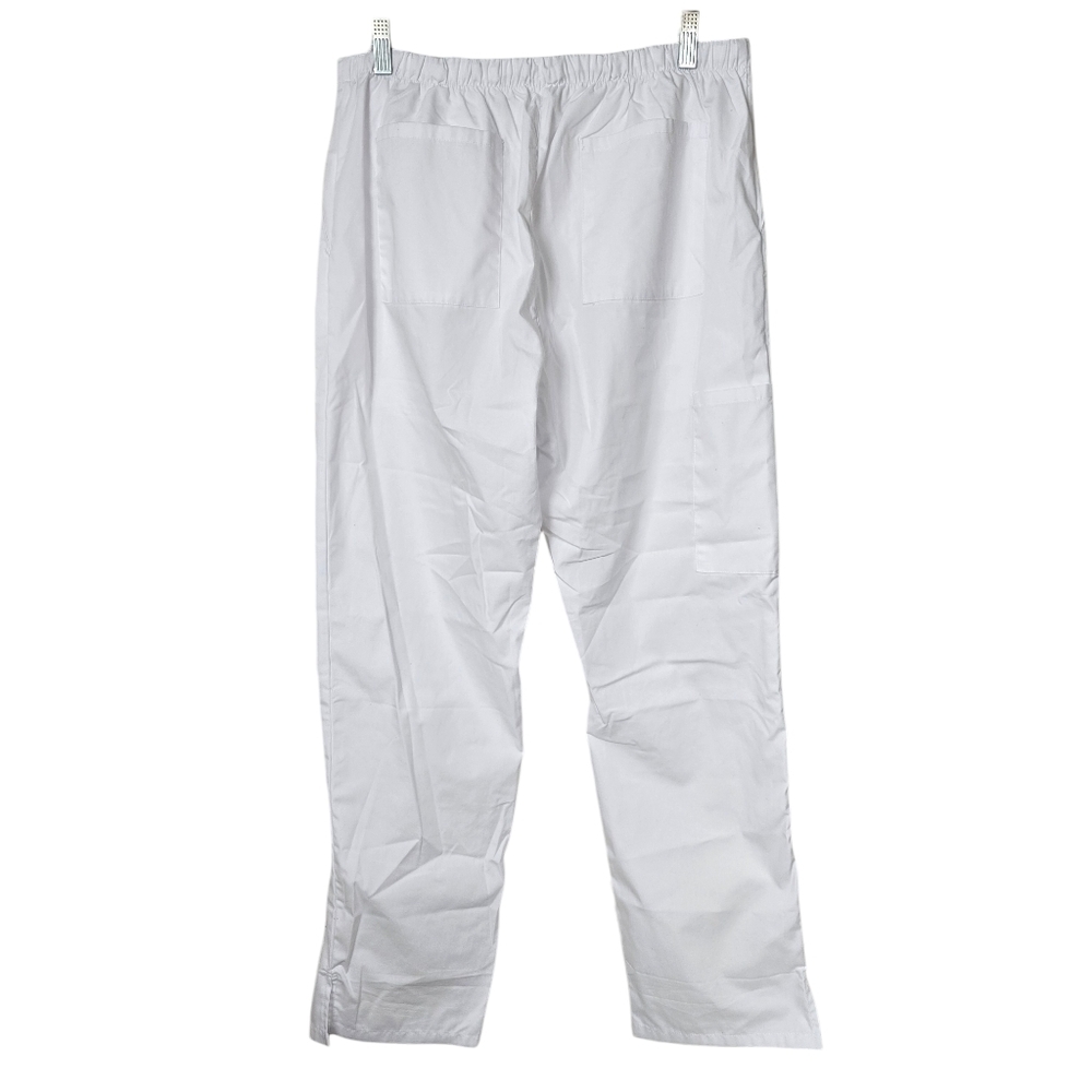 Allheart Basics White Scrub Pants M - Picture 3 of 10